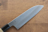 Kikuzuki Acero Blanco No.2 Kasumitogi Santoku  180mm Mango de Magnolia - Japanny-SP