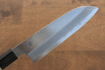 Kikuzuki Acero Blanco No.2 Kasumitogi Santoku  180mm Mango de Magnolia - Japanny-SP