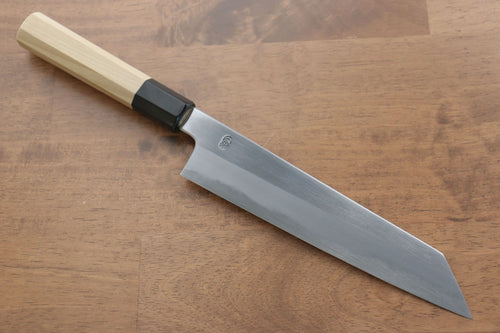 Kikuzuki Acero Blanco No.2 Kasumitogi Kiritsuke Gyuto  210mm Mango de Magnolia - Japanny-SP