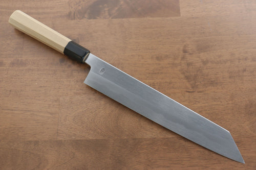 Kikuzuki Acero Blanco No.2 Kasumitogi Kiritsuke Gyuto  270mm Mango de Magnolia - Japanny-SP