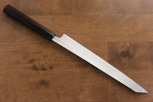 Jikko Acero Blanco No.2 Kiritsuke Yanagiba 240mm Mango de Shitan - Japanny-SP