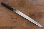 Jikko Acero Blanco No.2 Kiritsuke Yanagiba 330mm Mango de Shitan - Japanny-SP