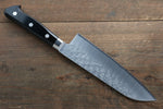 Cuchillos Takamura VG10 Martillado Santoku  170mm Mango de Madera de Pakka Negra - Japanny-SP