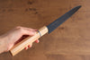 Seisuke Acero SK-85 Ion plating Santoku  180mm Mango de madera blanca - Japanny-SP