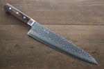 Seisuke VG10 de 17 Capas Damasco Gyuto  240mm Mango de Caoba - Japanny-SP