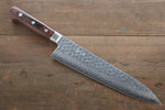 Seisuke VG10 de 17 Capas Damasco Gyuto  210mm Mango de Caoba - Japanny-SP