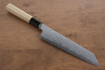 Kikuzuki Acero Azul No.1 Damasco Kiritsuke Gyuto  210mm Mango de Magnolia - Japanny-SP