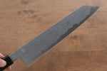 Kikuzuki Acero Azul No.1 Damasco Kiritsuke Gyuto  240mm Mango de Magnolia - Japanny-SP