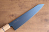 Seisuke Acero SK-85 Ion plating Kiritsuke Gyuto  210mm Mango de madera blanca - Japanny-SP