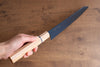 Seisuke Acero SK-85 Ion plating Kiritsuke Gyuto  210mm Mango de madera blanca - Japanny-SP