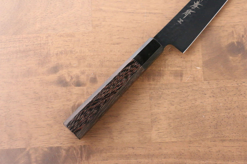 Sakai Takayuki Kurokage VG10 Martillado Cubierto de Teflon Sujihiki  240mm Mango de Wenge - Japanny-SP