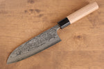 Nao Yamamoto VG10 Damasco Santoku  165mm Mango de Nogal - Japanny-SP