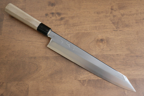 Sakai Kikumori VG10 Terminado de Espejo Kiritsuke  270mm Mango de Magnolia - Japanny-SP