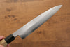 Jikko Arata Acero Blanco No.2 Gyuto 210mm Mango de Magnolia - Japanny-SP