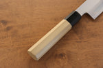 Jikko Arata Acero Blanco No.2 Gyuto 210mm Mango de Magnolia - Japanny-SP