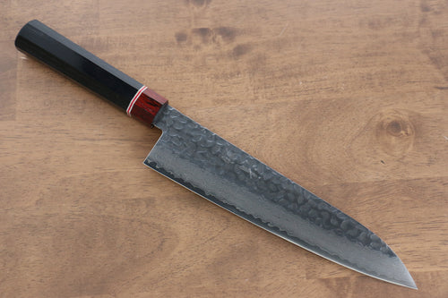 Seisuke VG10 Damasco Gyuto  210mm Mango de Madera de Pakka Negra - Japanny-SP