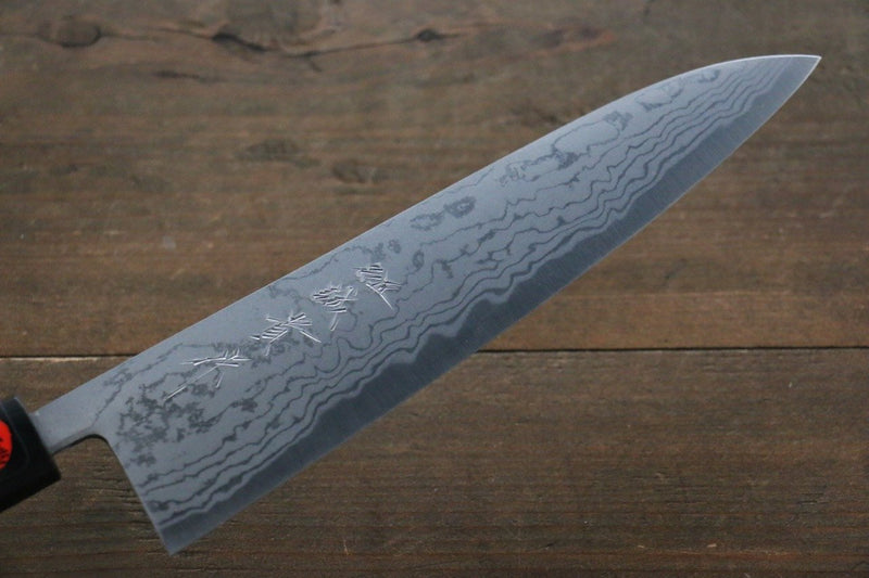 Shigeki Tanaka Acero Azul No.2 Damasco Gyuto  210mm Mango de Nogal - Japanny-SP