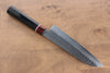 Seisuke VG10 Damasco Santoku  180mm Mango de Madera de Pakka Negra - Japanny-SP