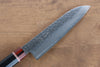 Seisuke VG10 Damasco Santoku  180mm Mango de Madera de Pakka Negra - Japanny-SP