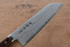 Kanetsune VG1 Damasco de 17 Capas Santoku  165mm Mango de Caoba - Japanny-SP