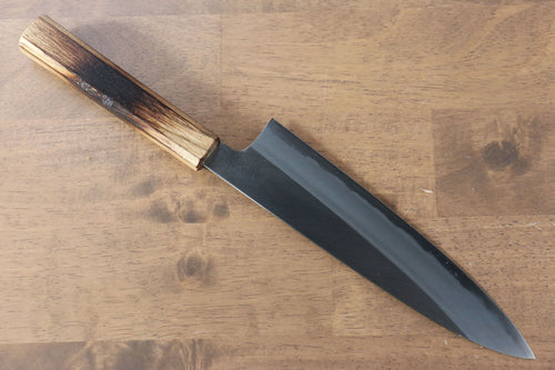 Seisuke Acero Blanco No.2 Gyuto  210mm Mango de Arce quemado (Mehakkaku) - Japanny-SP