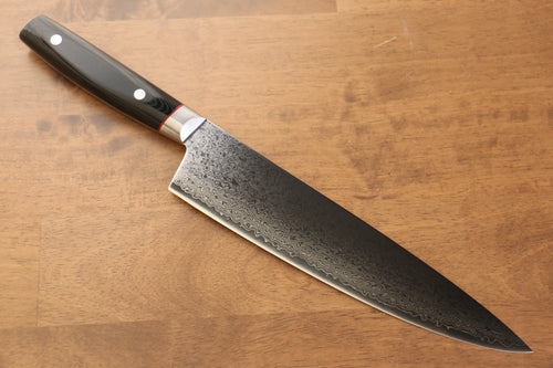 Seisuke Saiun VG10 Damasco Gyuto  230mm Mango de Micarta Negra - Japanny-SP