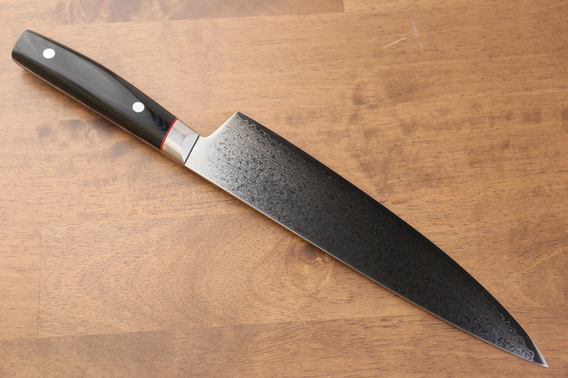 Seisuke Saiun VG10 Damasco Gyuto  230mm Mango de Micarta Negra - Japanny-SP