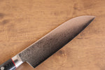 Seisuke Saiun VG10 Damasco Santoku  170mm Mango de Micarta Negra - Japanny-SP