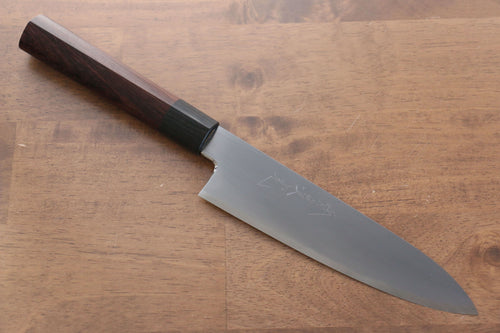 Jikko Acero Blanco No.2 Gyuto 180mm Mango de Shitan - Japanny-SP