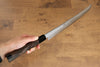 Sakai Takayuki Zangetsu Enten Acero de Plata No.3 Damasco Sakimaru Yanagiba  330mm Mango de Wenge(con anillo blanco)  con Funda - Japanny-SP