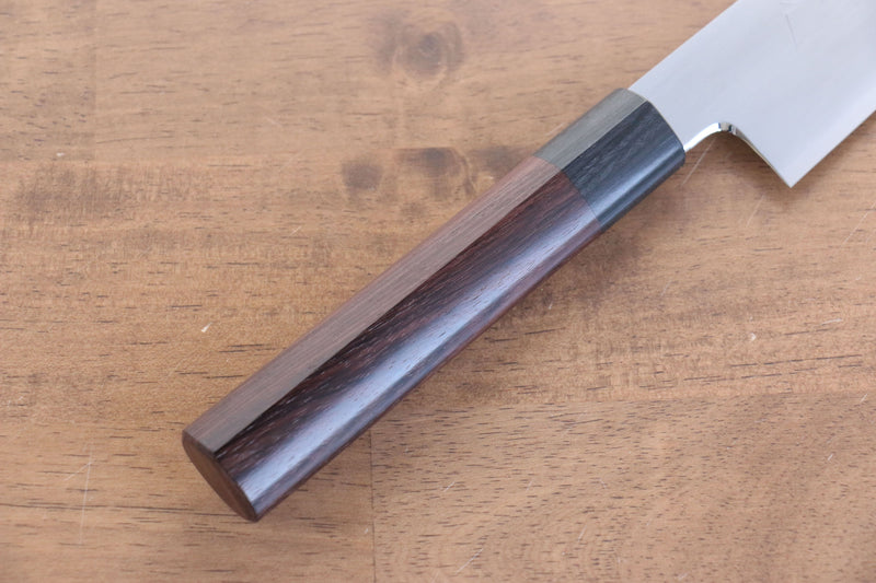 Jikko Acero Blanco No.2 Gyuto 180mm Mango de Shitan - Japanny-SP