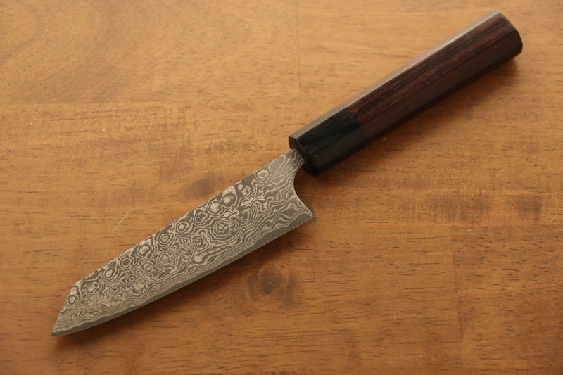 Masakage Kumo VG10 Damasco Bunka pequeño  120mm Mango de Shitan - Japanny-SP