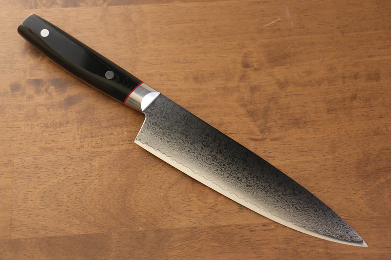 Seisuke Saiun VG10 Damasco Gyuto  200mm Mango de Micarta Negra - Japanny-SP