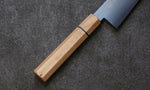 Seisuke Acero SK-85 Ion plating Kiritsuke Santoku  180mm Mango de madera blanca - Japanny-SP