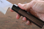 Takayuki Iwai Acero Azul No.2 Damasco Santoku  170mm Mango de Shitan - Japanny-SP