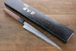 Takayuki Iwai Acero Azul No.2 Damasco Yanagiba  200mm Mango de Shitan - Japanny-SP