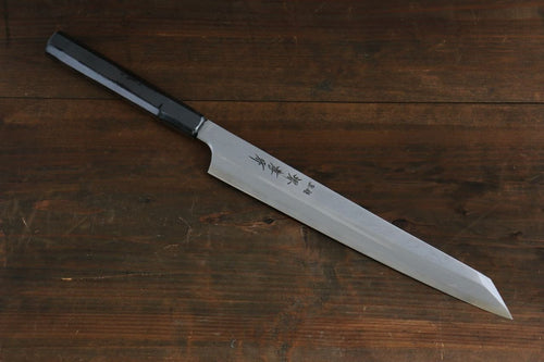 Sakai Takayuki Seiryu Acero Azul No.2 Kiritsuke Yanagiba  270mm Con funda - Japanny-SP