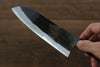 Takayuki Iwai Acero Azul No.2 Kurouchi Santoku  165mm Mango de Shitan - Japanny-SP