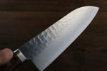 Kanetsune VG1 Martillado Santoku  165mm Mango de Caoba - Japanny-SP