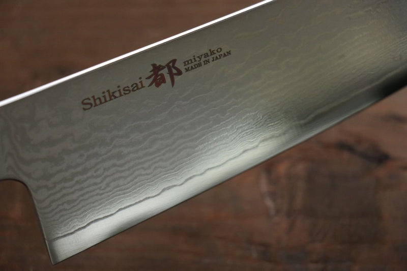 Miyako AUS8 Damasco de 33 Capas Santoku  180mm - Japanny-SP