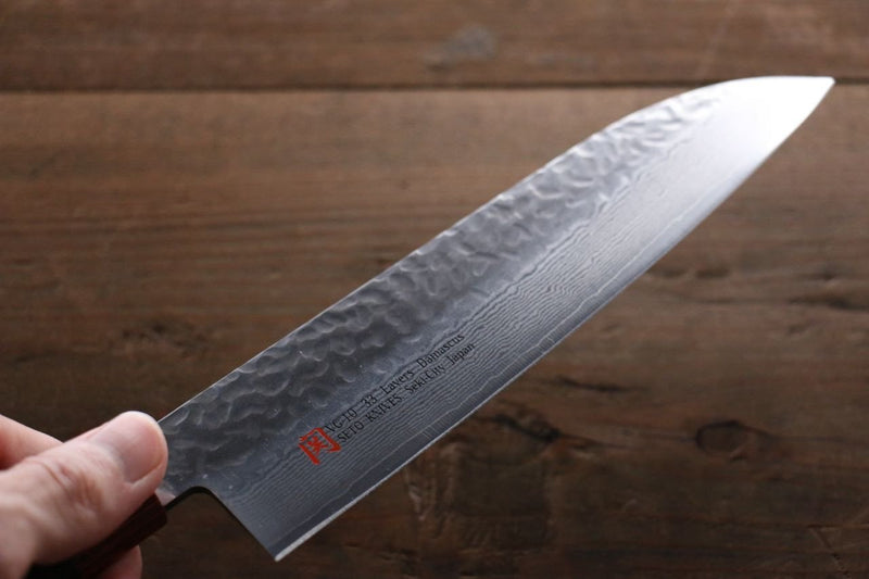 Iseya VG10 Damasco Santoku  180mm - Japanny-SP