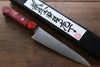 Shigeki Tanaka VG10 de 17 Capas Damasco Petty-Utilitario  150mm Mango de Madera de pakka roja - Japanny-SP