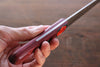 Shigeki Tanaka VG10 de 17 Capas Damasco Petty-Utilitario  150mm Mango de Madera de pakka roja - Japanny-SP