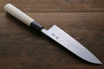 Shigeki Tanaka Acero Azul No.2 Damasco de 17 Capas Damasco Santoku  165mm Mango de Magnolia - Japanny-SP