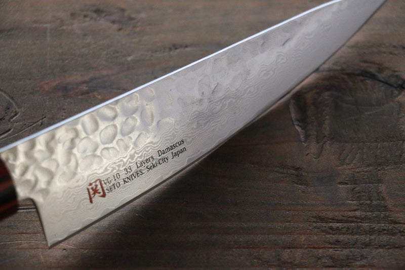 Iseya VG10 Damasco Santoku pequeno  135mm - Japanny-SP