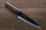 Takayuki Iwai Acero Azul No.2 Kurouchi Funayuki  165mm Mango de Shitan - Japanny-SP