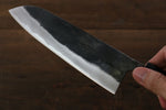 Takayuki Iwai Super Azul Kurouchi Santoku  165mm Mango de Shitan - Japanny-SP